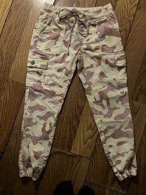 Pink army pants